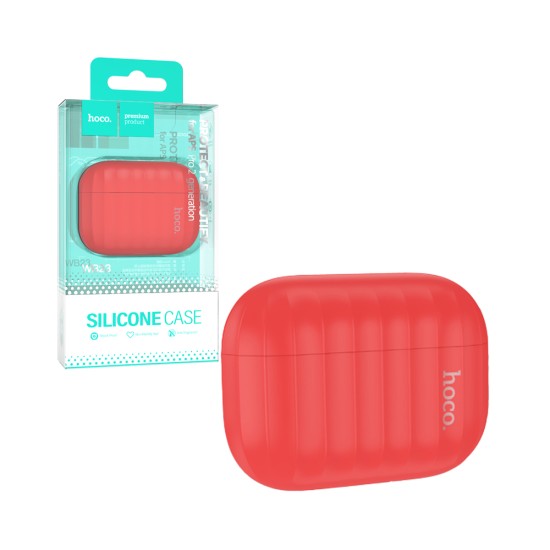 Capa Silicone Hoco WB23 Harmonious Para Airpods Pro 2 Vermelho